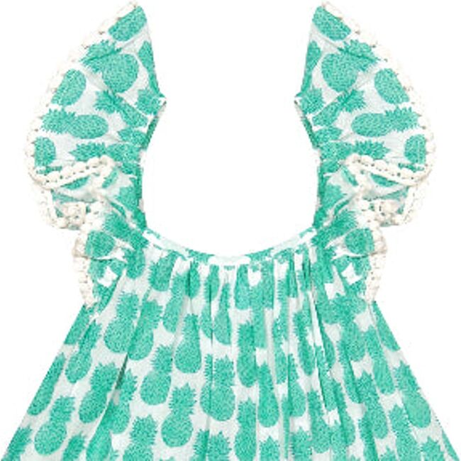 Mini Eva Girl's Dress Pineapple Crush Lagoon - Dresses - 2
