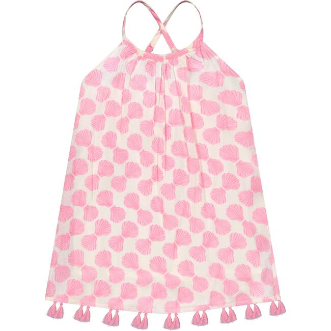 Mini Chantal Girl's Sundress Shell Beach Pink