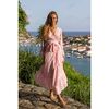 Genevieve Women's Ruffle Wrap Dress Shell Beach Pink - Dresses - 2