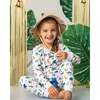 The Organic Long Sleeve Pajama Set, Wild Safari - Pajamas - 2