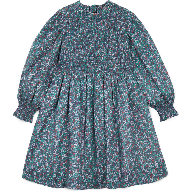 Tina Flower Dress, Green