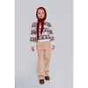 Swan Sweater, Ecru/Nude Pink - Sweaters - 2