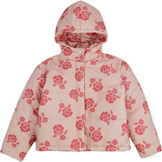 Gaia Flower Jacket, Pink Nude