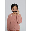 Petra Heart Cardigan, Pink Nude - Cardigans - 3