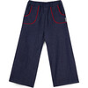 Cecilia Denim Pant, Blue - Pants - 1 - thumbnail