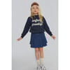 Nina Denim Skirt, Blue - Skirts - 2