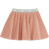 Aurora Velvet Skirt, Pink Nude - Skirts - 1 - thumbnail