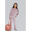 Aurora Velvet Sweatshirt, Mauve - Sweatshirts - 4