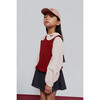 Maca Openwork Waistcoat, Red - Vests - 3