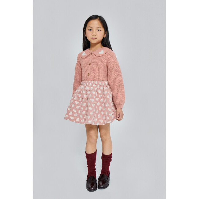 Anita Flower Skirt, Faded Rose - Skirts - 2
