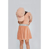 Aurora Velvet Skirt, Pink Nude - Skirts - 3