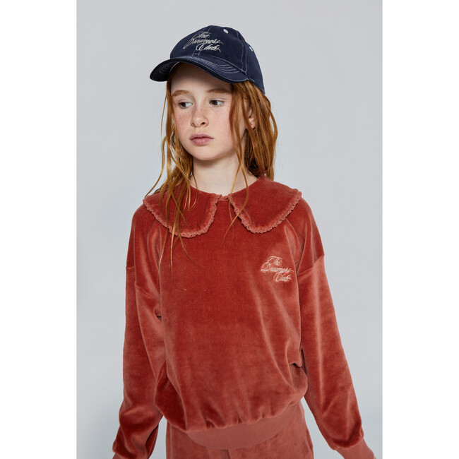 Aurora Velvet Sweatshirt, Faded Rose - Sweatshirts - 3