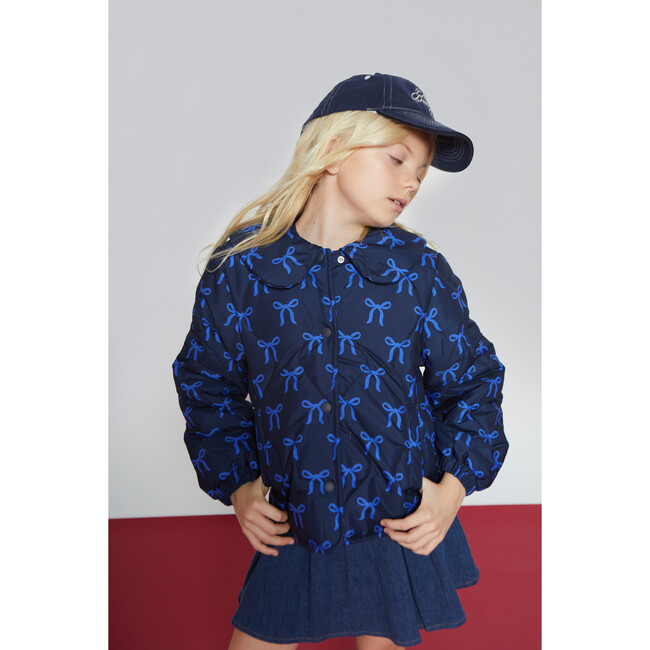 Anita Knot Jacket, Blue - Jackets - 3