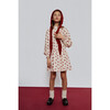 Adela Corduroy Dress, Ecru/Rio Red - Dresses - 3