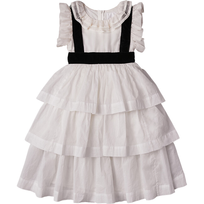 Delilah Dress, Bright White