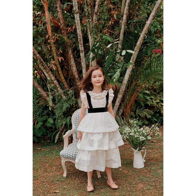 Delilah Dress, Bright White - Dresses - 5