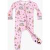 Mermaid Lagoon Bamboo Convertible Footie, Blue - Footie Pajamas - 1 - thumbnail