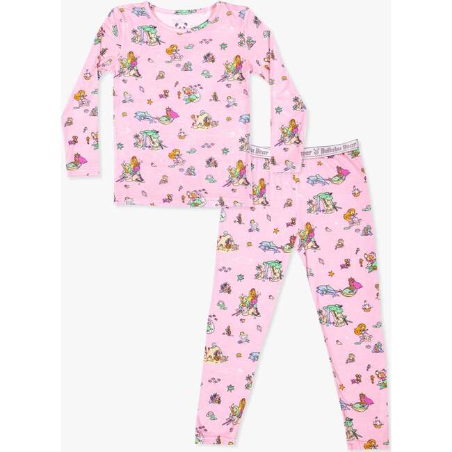 Mermaid Lagoon Kids Pajamas, Blue
