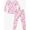 Mermaid Lagoon Kids Pajamas, Blue - Pajamas - 1 - thumbnail
