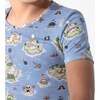 Pirate Cove Kids Pajama Short Set, Blue - Pajamas - 3