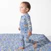 Pirate Cove Bamboo Convertible Footie, Blue - Footie Pajamas - 3