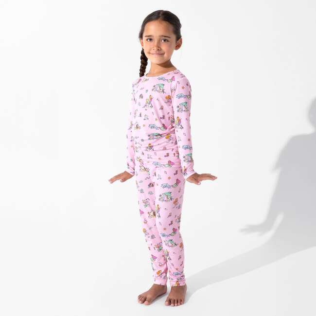 Mermaid Lagoon Kids Pajamas, Blue - Pajamas - 2