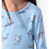 Shark School Kids Pajamas, Blue - Pajamas - 3