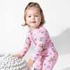 Mermaid Lagoon Bamboo Convertible Footie, Blue - Footie Pajamas - 5