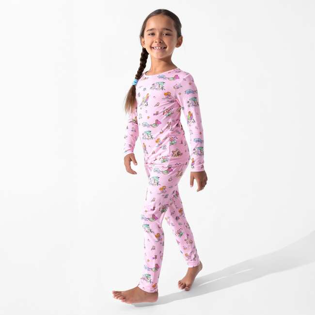 Mermaid Lagoon Kids Pajamas, Blue - Pajamas - 5