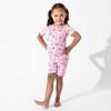 Mermaid Lagoon Kids Pajama Short Set, Blue - Pajamas - 5
