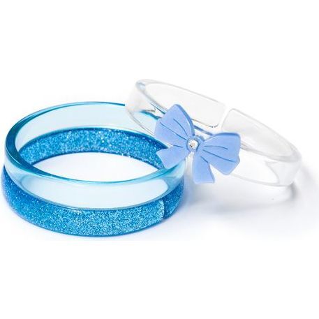 Bow Blue Bangles