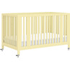 Rolli 9-in-1 Convertible All-Stages® Crib with Bassinet & Toddler Bed Conversion Kits in Pale Yellow - Cribs - 1 - thumbnail