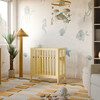Rolli 9-in-1 Convertible All-Stages® Crib with Bassinet & Toddler Bed Conversion Kits in Pale Yellow - Cribs - 2