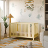 Rolli 9-in-1 Convertible All-Stages® Crib with Bassinet & Toddler Bed Conversion Kits in Pale Yellow - Cribs - 3