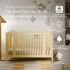 Rolli 9-in-1 Convertible All-Stages® Crib with Bassinet & Toddler Bed Conversion Kits in Pale Yellow - Cribs - 8