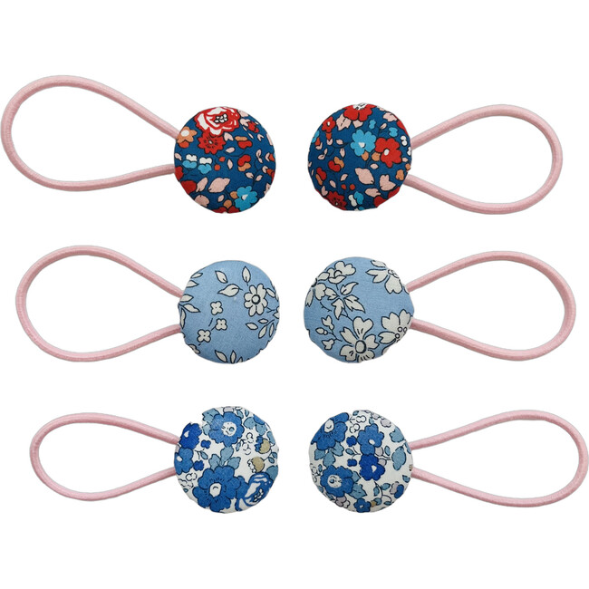 Liberty of London Hair Tie Set,  Blue