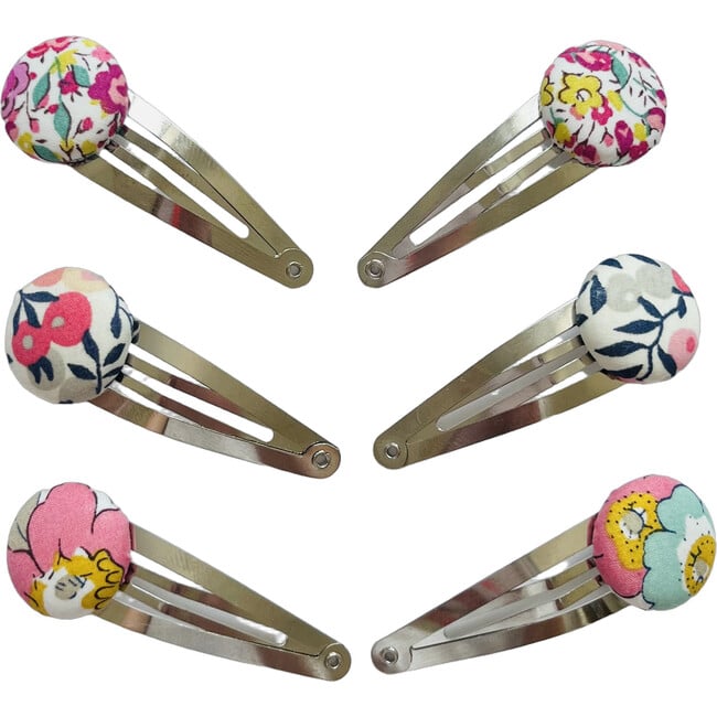 Liberty of London Hair Clip Set, Pink