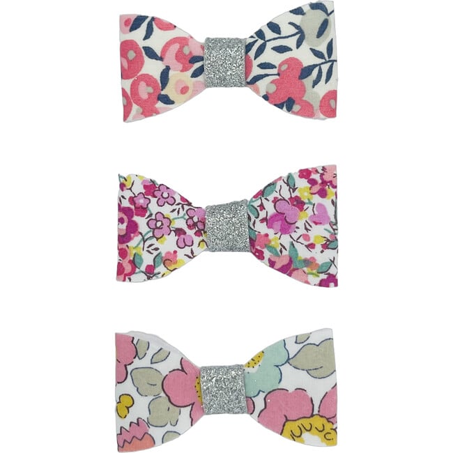 Liberty of London Hair Bow Set, Pink