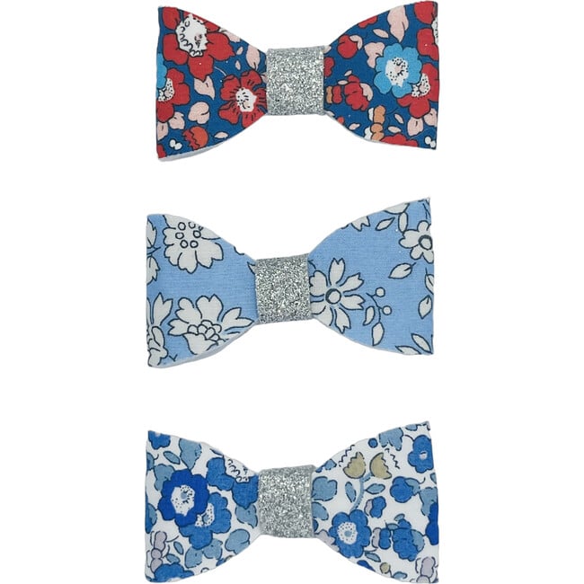 Liberty of London Hair Bow Set, Blue