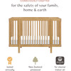 Pogo 8-in-1 Convertible Crib with All-Stages Conversion Kits in Honey - Cribs - 5