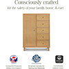 Marin with Cane Assembled Chifforobe in Honey/Honey Cane - Storage - 7