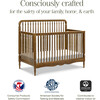 Liberty 4-in-1 Convertible Spindle Crib in Natural Walnut - Cribs - 9