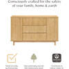 Pogo Tambour Assembled Dresser in Honey - Dressers - 8