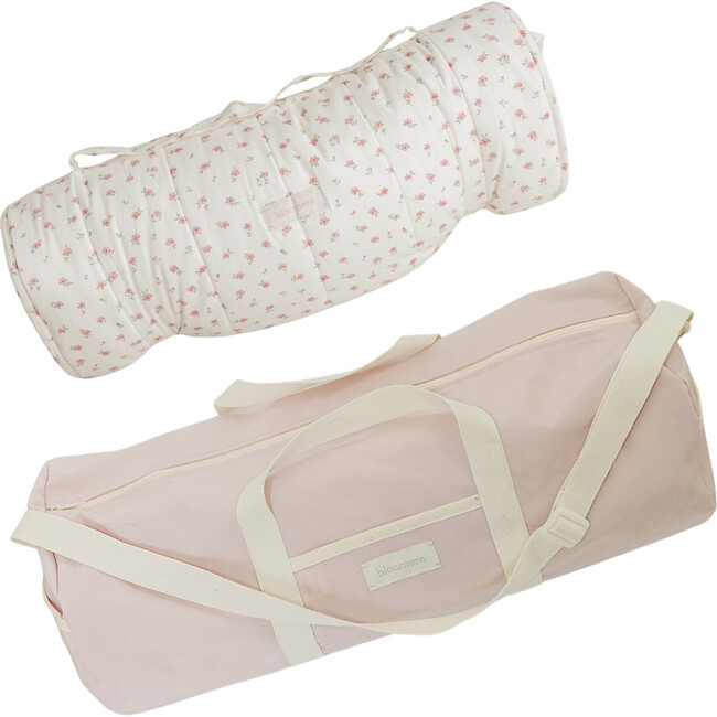 Nap Mat Set, Flower & Pink Bag