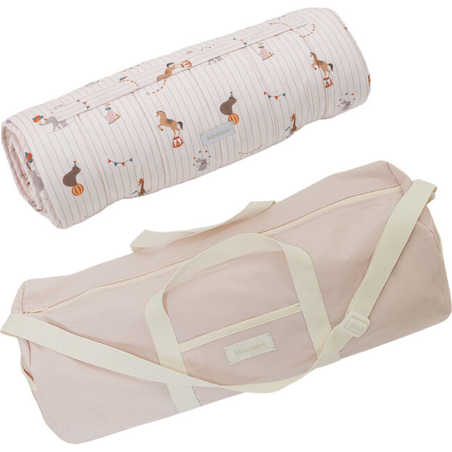 Nap Mat Set, Dreamy Animal & Pink Bag
