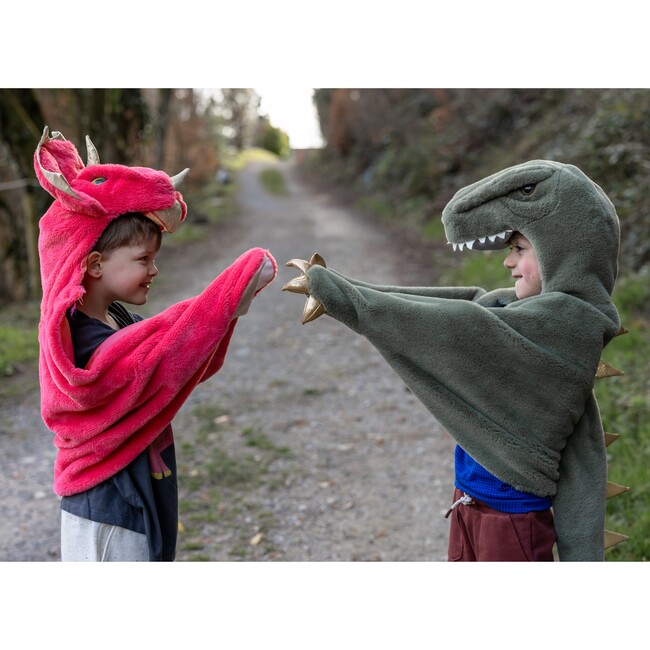 T-Rex Cuddle Cape, Green - Costumes - 3