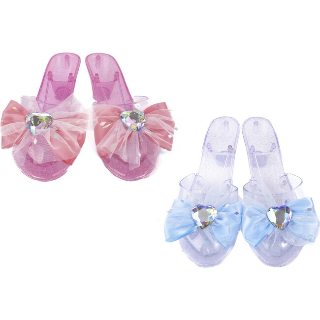 Dancing Diva Pink and Blue Shoes, 2-piece Bundle
