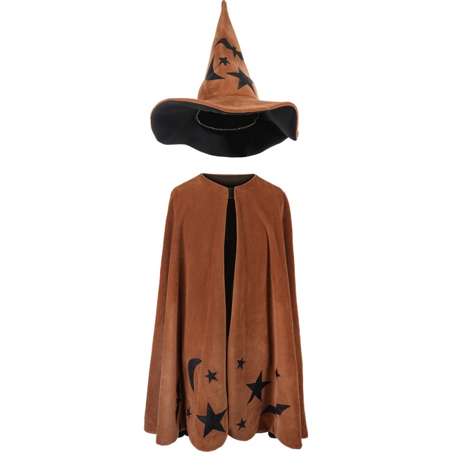 Autum Embers Wizard Cape and Hat