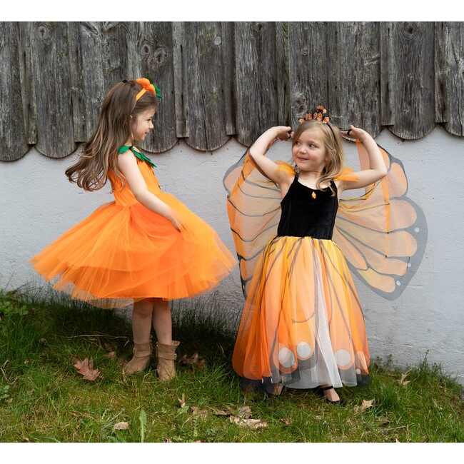 Butterfly Twirl Dress with Wings & Headband, Monarch - Costumes - 3