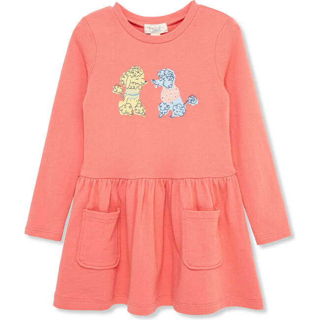 Poodle Puppy Dress, Rose